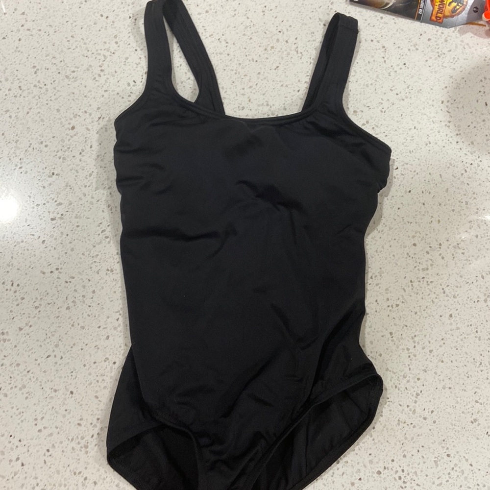 Lands End black one-piece 4p